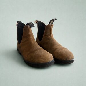 Blundstone Women’s Brown Suede Chelsea Boots Slip On Ankle Boots